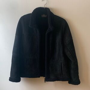 Black Shearling Jacket